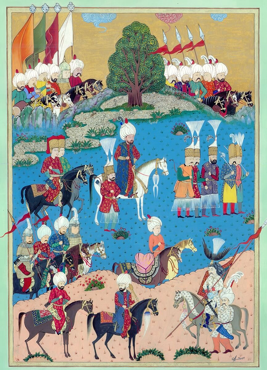 atlarin-savasa-hazirlik-minyaturu